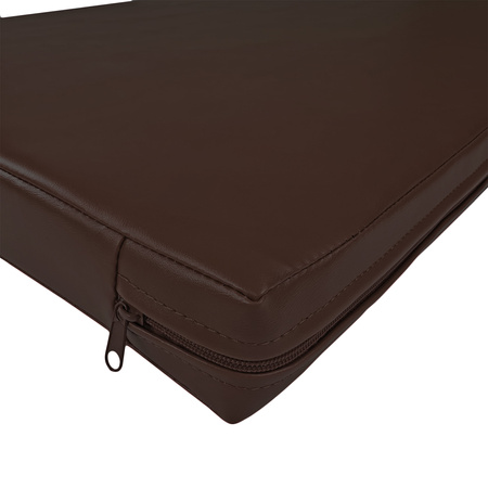 Materac gimnastyczny UNDERFIT 120 x 60 x 6 cm miękki brązowy