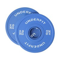Obciążenie olimpijskie bumper Color Mini UNDERFIT 2 x 2 kg