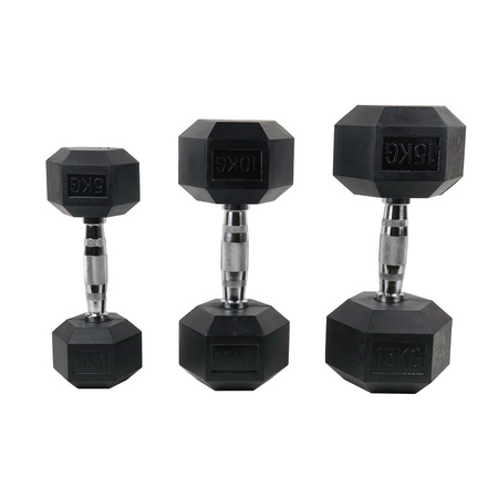 Hantla hex gumowana UNDERFIT 32,5 kg