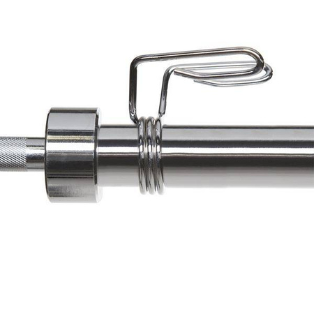 Gryf olimpijski prosty + zaciski UNDERFIT 200 cm
