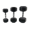 Hantla hex gumowana UNDERFIT 32,5 kg