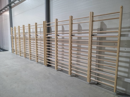 Drewniana drabinka gimnastyczna UNDERFIT 220 x 70 cm