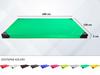 Materac gimnastyczny UNDERFIT 200 x 120 x 5 cm twardy zielony