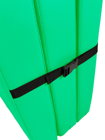Materac gimnastyczny składany trzyczęściowy UNDERFIT 210 x 100 x 10 cm zielony