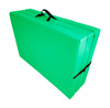 Materac gimnastyczny składany trzyczęściowy UNDERFIT 210 x 100 x 10 cm zielony