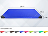 Materac gimnastyczny UNDERFIT 200 x 120 x 5 cm twardy niebieski