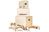 Drewniane uchwyty do pompek paraletki UNDERFIT 54 cm