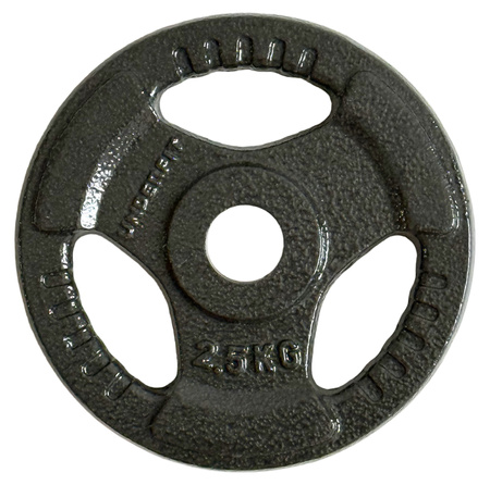 Obciążenie żeliwne Hammertone BLACK UNDERFIT (31 mm) 2,5 kg