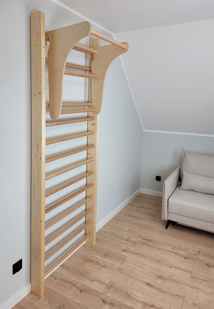 Drewniana drabinka gimnastyczna UNDERFIT 230 x 90 cm