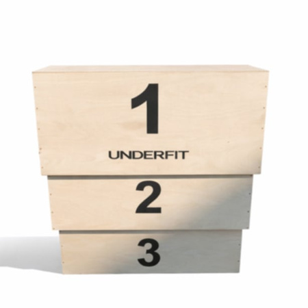 Podium sportowe 3-stopniowe Drużynowe UNDERFIT składane