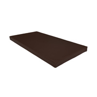 Materac gimnastyczny UNDERFIT 120 x 60 x 6 cm miękki brązowy