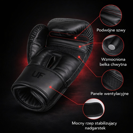 Rękawice bokserskie UNDERFIT Drago X czarne 10 oz