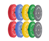 Zestaw obciążeń olimpijskich UNDERFIT BUMPER COLOR 150 kg