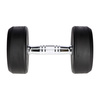 Hantla gumowana 12 kg UNDERFIT do ćwiczeń siłowych fitness