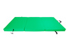 Materac gimnastyczny składany trzyczęściowy UNDERFIT 210 x 100 x 10 cm zielony