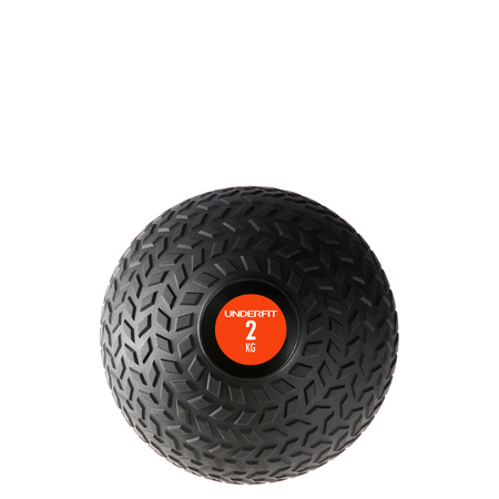 Piłka lekarska Slam Ball UNDERFIT 2 kg do rzucania fitness  