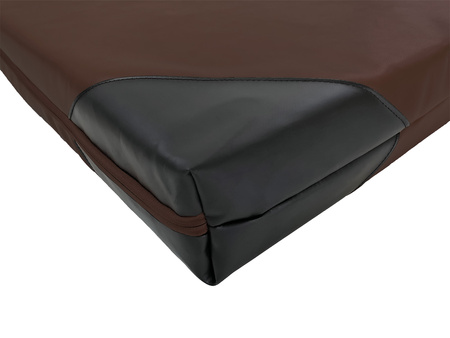 Materac gimnastyczny UNDERFIT 200 x 120 x 10 cm miękki brązowy