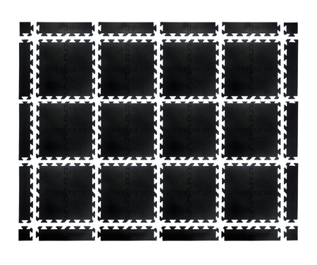 Puzzle gumowe UNDERFIT 20 mm 12 m2 + zakończenia