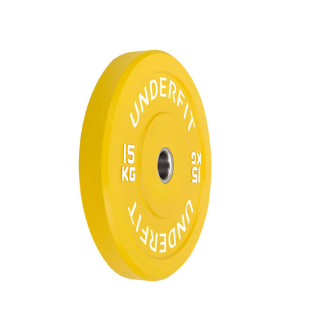 Obciążenie olimpijskie bumper Color UNDERFIT 15 kg