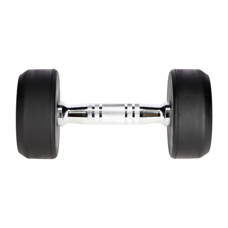 Hantla gumowana 4 kg UNDERFIT do ćwiczeń siłowych fitness