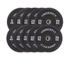 Zestaw obciążeń olimpijskich UNDERFIT BUMPER BLACK 150 kg