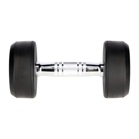 Hantla gumowana 7 kg UNDERFIT do ćwiczeń siłowych fitness