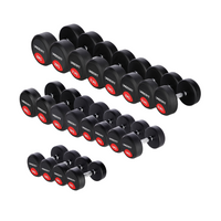 Zestaw hantli gumowanych UNDERFIT 2 x 10-30 kg 10 par (390 kg) siłownia