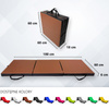 Materac gimnastyczny składany UNDERFIT 180 x 60 x 6 cm miękki brązowy