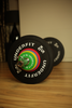 Zestaw obciążeń olimpijskich UNDERFIT BUMPER BLACK 120 kg