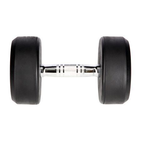 Hantla gumowana 16 kg UNDERFIT do ćwiczeń siłowych fitness