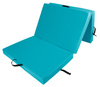 Materac gimnastyczny składany trzyczęściowy UNDERFIT 210 x 100 x 10 cm turkusowy
