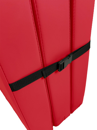 Materac gimnastyczny składany trzyczęściowy UNDERFIT 210 x 100 x 10 cm czerwony