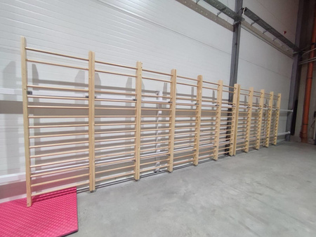 Drewniana drabinka gimnastyczna UNDERFIT 230 x 90 cm