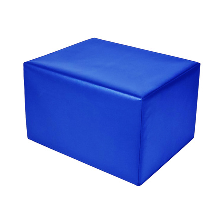 Skrzynia plyometryczna Soft Box UNDERFIT 60 x 50 x 40 cm niebieska