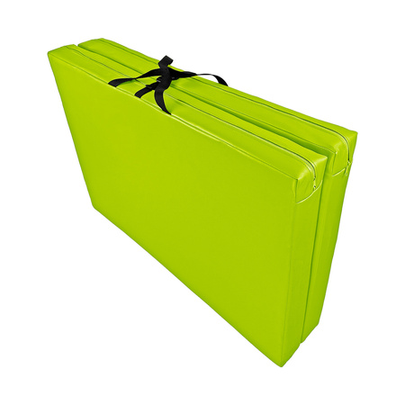 Materac asekuracyjny składany UNDERFIT 140 x 100 x 10 cm seledynowy