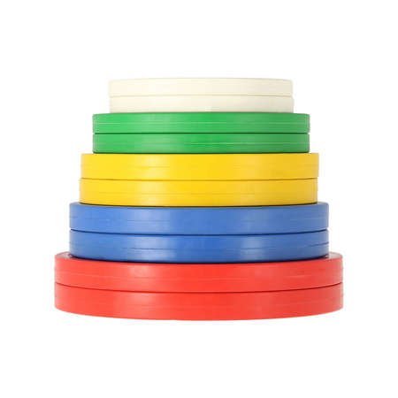 OUTLET Obciążenie olimpijskie bumper Color Mini UNDERFIT 2 x 1 kg