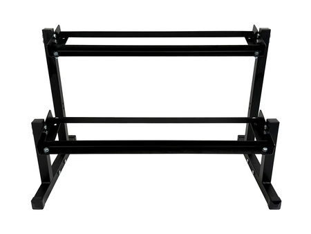 Stojak na hantle 2-poziomowy Step UNDERFIT regulowana szerokość 350 kg