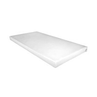 Materac gimnastyczny UNDERFIT 120 x 60 x 6 cm twardy biały