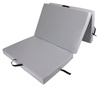Materac gimnastyczny składany trzyczęściowy UNDERFIT 210 x 100 x 10 cm szary