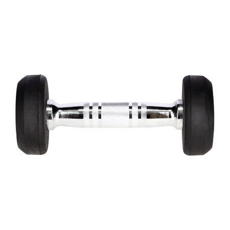 Hantla gumowana 2,5 kg UNDERFIT do ćwiczeń siłowych fitness