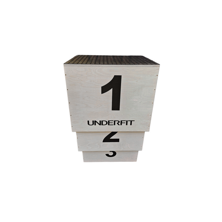 Podium sportowe 3-stopniowe Indywidualne UNDERFIT składane | ANTYPOŚLIZG