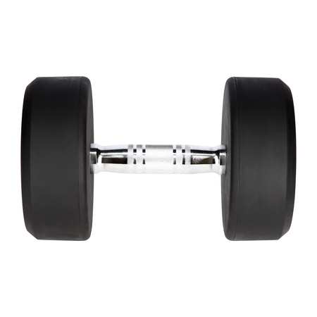 Hantla gumowana 18 kg UNDERFIT do ćwiczeń siłowych fitness