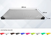 Materac gimnastyczny UNDERFIT 200 x 120 x 5 cm twardy szary