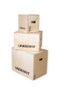 OUTLET Skrzynia plyometryczna UNDERFIT 50 x 40 x 30 cm  drewniana