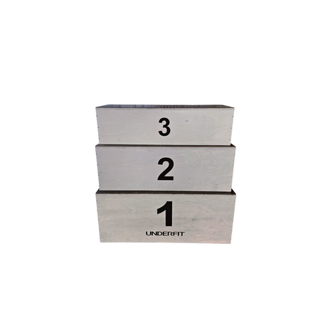 Podium sportowe 3-stopniowe Drużynowe UNDERFIT składane | ANTYPOŚLIZG