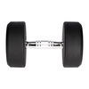 Hantla gumowana 18 kg UNDERFIT do ćwiczeń siłowych fitness