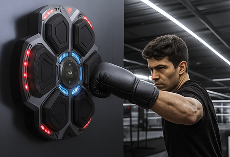 Elektroniczna tarcza bokserska UNDERFIT Hero bluetooth z muzyką i rękawicami