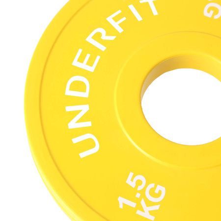 Obciążenie olimpijskie bumper Color Mini UNDERFIT 2 x 1,5 kg
