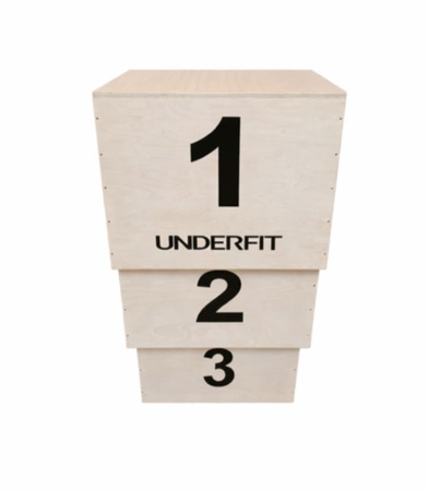 Podium sportowe 3-stopniowe Indywidualne UNDERFIT składane