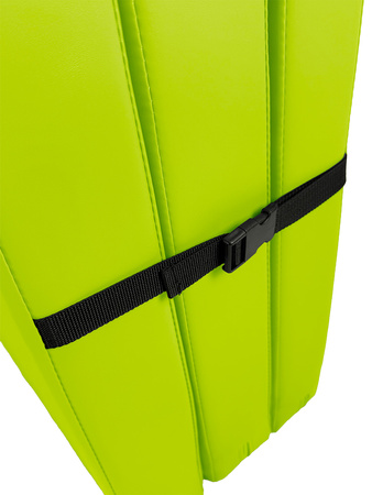 Materac gimnastyczny składany trzyczęściowy UNDERFIT 210 x 100 x 10 cm seledynowy